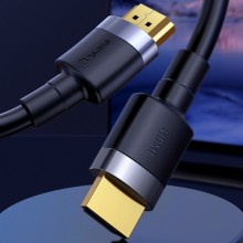 Дата кабель Baseus HDMI Cafule Series 4KHDMI Male To 4KHDMI Male (1m) (CADKLF-E) – Чорний