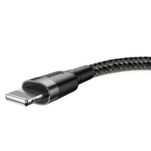 Дата кабель Baseus Cafule Lightning Cable 1.5A (2m) (CALKLF-C) – Сірий