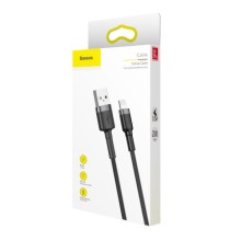 Дата кабель Baseus Cafule Lightning Cable 1.5A (2m) (CALKLF-C) – Сірий