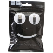 Дата кабель Hoco X13 USB to Lightning (1m) – Чорний