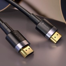 Дата кабель Baseus HDMI Cafule Series 4KHDMI Male To 4KHDMI Male (1m) (CADKLF-E) – Чорний