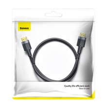 Дата кабель Baseus HDMI Cafule Series 4KHDMI Male To 4KHDMI Male (1m) (CADKLF-E) – Чорний