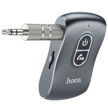 Bluetooth аудіо ресивер Hoco E73 Tour Car – Metal gray