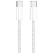 Дата кабель USB-C to USB-C FineWoven for Apple (AAA) (1m) (no box) (White)