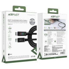 Дата кабель Acefast C7-03 USB-C to USB-C zinc alloy (1.2m) – Black