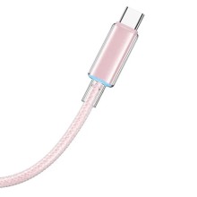 Дата кабель USAMS US-SJ659 Type-C to Lightning PD Cloud Series (1.2m) – Pink