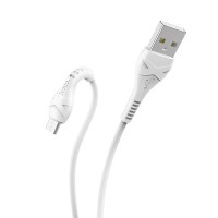 Дата кабель Hoco X37 "Cool power” MicroUSB (1m) – Белый