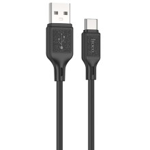 Дата кабель Hoco X90 Cool silicone USB to Type-C (1m) (Black)