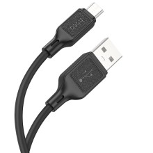 Дата кабель Hoco X90 Cool silicone USB to MicroUSB (1m) – Black