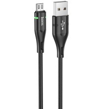 Дата кабель Hoco U93 "Shadow" MicroUSB (1.2 m) – Чорний