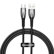 Дата кабель Baseus Glimmer Series Fast Charging Data Cable USB to Type-C 100W 2m (CADH00050)