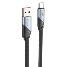 Кабель для передачі даних Hoco U119 Machine заряджання даних USB до Type-C 5A (1,2 м) – Чорний