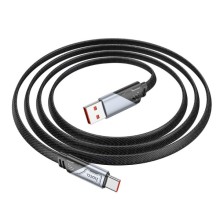 Кабель для передачі даних Hoco U119 Machine заряджання даних USB до Type-C 5A (1,2 м) – Чорний