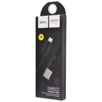 Дата кабель Hoco X5 Bamboo USB to Type-C (100см) – Черный