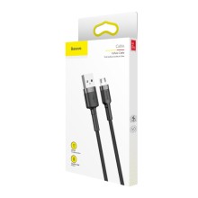 Дата кабель Baseus Cafule MicroUSB Cable 2.4A (1m) (CAMKLF-B) – Сірий