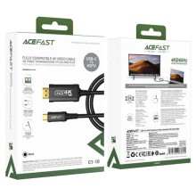 Дата кабель Acefast C1-10 USB-C to HDTV (1.8m) – Black