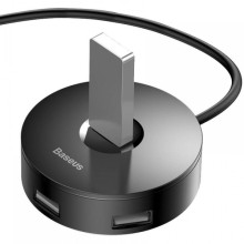 Перехідник HUB Baseus Round Box Type-C to USB 3.0 + 3USB 2.0 (CAHUB-G) – Чорний