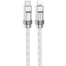 Дата кабель Hoco U113 Solid 20W Type-C to Lightning (1m) – Серебряный