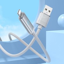 Дата кабель Hoco U127 Power USB to Lightning (1.2m) – Серебряный