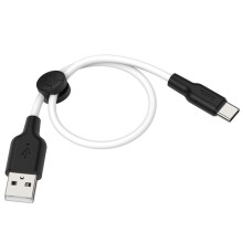 Дата кабель Hoco X21 Plus Silicone Type-C Cable (0.25m) – Черный