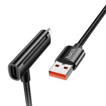 Дата кабель Hoco U135 Incredible 2in1 USB to Lightning/Type-C (1m) – Black