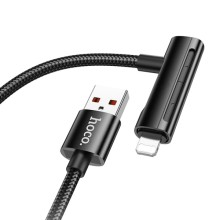 Дата кабель Hoco U135 Incredible 2in1 USB to Lightning/Type-C (1m) – Black