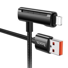 Дата кабель Hoco U135 Incredible 2in1 USB to Lightning/Type-C (1m) – Black