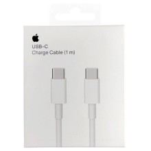 Дата кабель USB-C to USB-C FineWoven for Apple (AAA) (1m) (box) – White