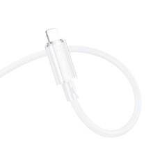 Дата кабель Borofone BX112 Lemon USB to Lightning 2.4A (1m) – White