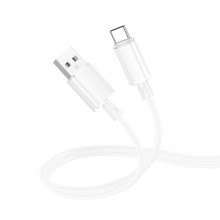 Дата кабель Borofone BX112 Lemon USB to Type-C 3.0A (1m) – White