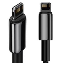 Дата кабель Baseus Tungsten Gold USB to Lightning Cable 2.4A (1m) (CALWJ-0) – Black