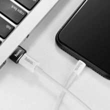 Переходник Hoco UA6 OTG USB to Type-C – Черный