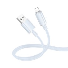 Дата кабель Borofone BX112 Lemon USB to Lightning 2.4A (1m)