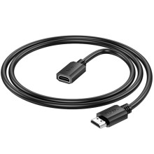 Дата кабель Hoco US13 HDTV male to HDTV female HD extension (1m) – Black