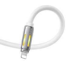 Дата кабель Hoco U136 Prize USB to Lightning 2.4A (1.2m) – White