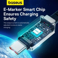 Дата кабель Baseus Unbreakable Series Fast Charging Type-C to Type-C 100W 1m (P10355800111-0) – Черный