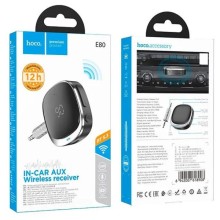 Bluetooth аудио ресивер Hoco E80 Travel – Черный