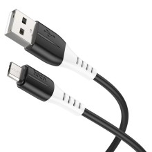 Дата кабель Hoco X82 Silicone USB to MicroUSB (1m) – Чорний