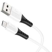 Дата кабель Hoco X82 Silicone USB to MicroUSB (1m) – Білий