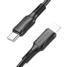 Дата кабель Borofone BX80 Succeed Type-C to Lightning 20W (1m) – Чорний