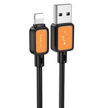 Дата кабель Hoco X108 Benefit USB to Lightning 2.4A (1m) – Чорний