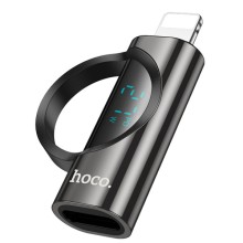 Перехідник Hoco UA32B Lightning male to Type-C female display adapter – Чорний