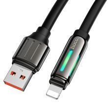 Дата кабель Hoco U136 Prize USB to Lightning 2.4A (1.2m) – Чорний