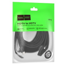 Дата кабель Hoco US13 HDTV male to HDTV female HD extension (2m) – Черный