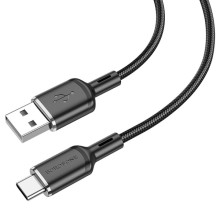 Дата кабель Borofone BX90 Cyber USB to Type-C (1m) – Чорний