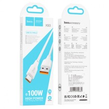 Дата кабель Hoco X93 Force USB to Type-C 100W (1m) – Белый