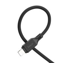 Дата кабель Hoco X90 Cool silicone Type-C to Lightning 20W (1m) – Чорний