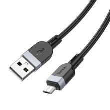 Дата кабель Hoco X109 Energy silicone USB to MicroUSB (2m) – Чорний