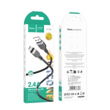 Дата кабель Hoco X109 Energy silicone USB to MicroUSB (2m) – Чорний