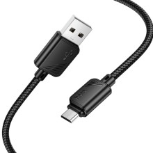 Дата кабель Hoco X113 Beneficio USB to MicroUSB (1m) – Черный
